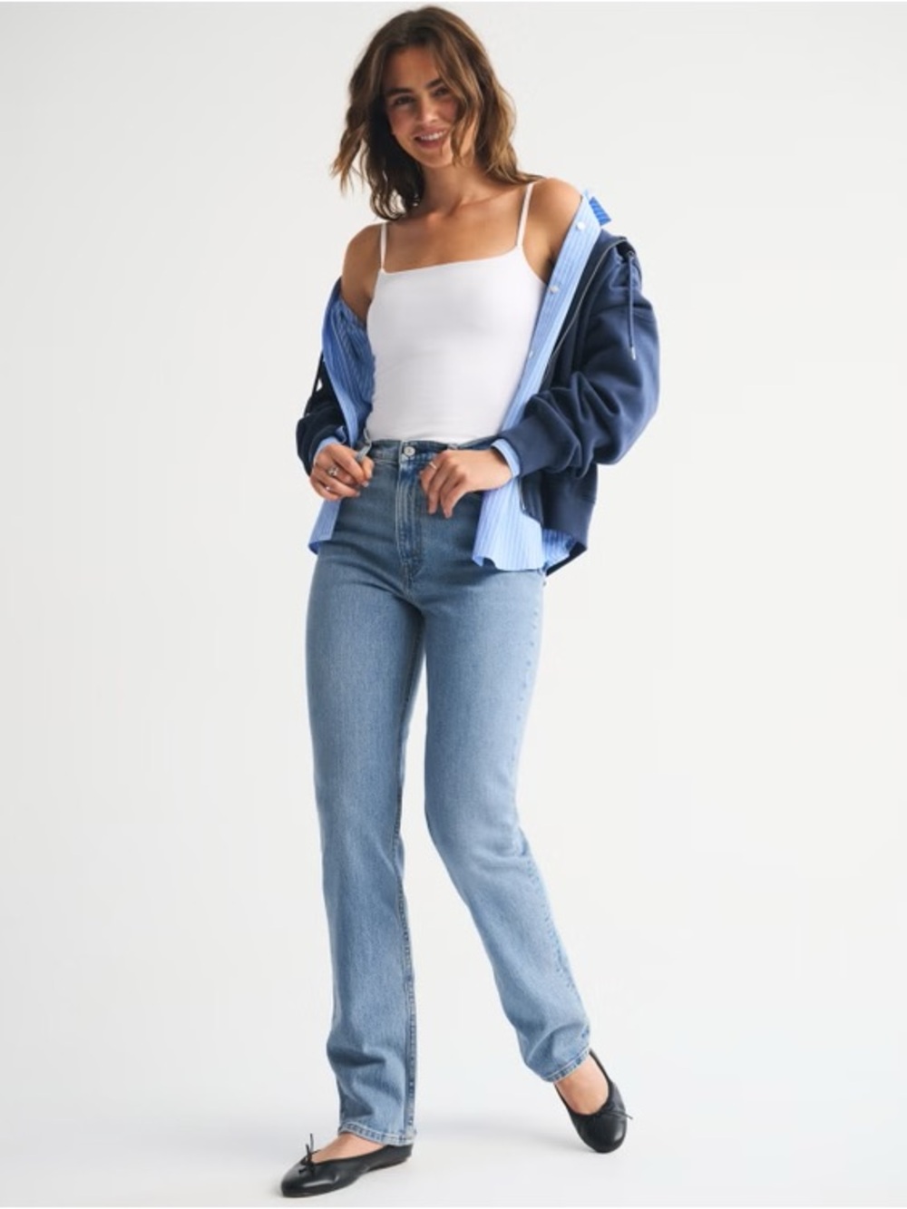 Abercrombie & Fitch The 90’s Straight Ultra High Rise Jeans